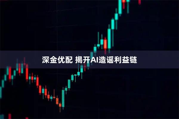 深金优配 揭开AI造谣利益链