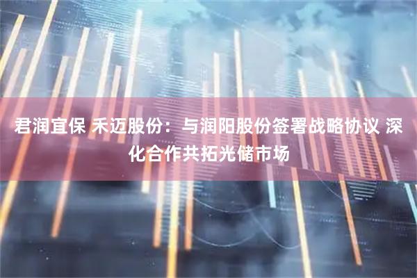 君润宜保 禾迈股份：与润阳股份签署战略协议 深化合作共拓光储市场