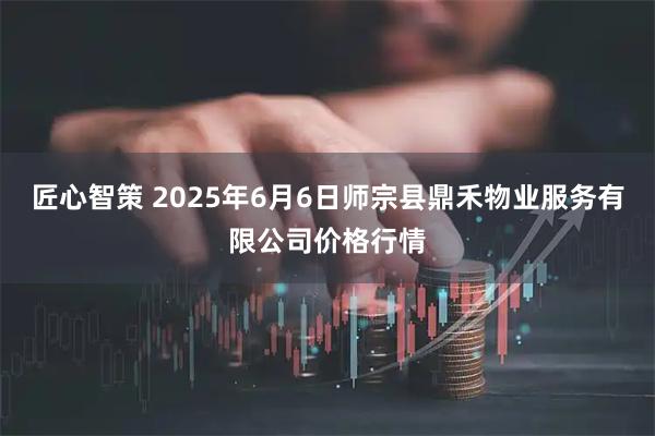 匠心智策 2025年6月6日师宗县鼎禾物业服务有限公司价格行情