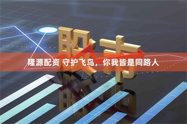 隆源配资 守护飞鸟，你我皆是同路人